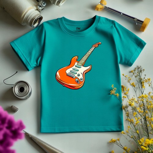 Koszulka dla dziecka "Gitara Elektryczna" Bawełna