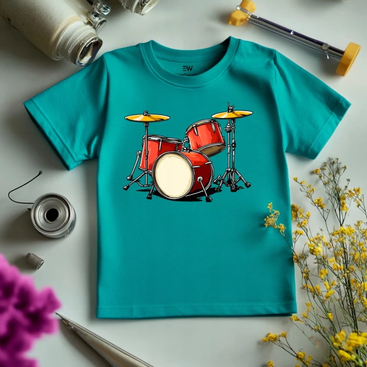 Koszulka dla dziecka "Drums" Bawełna