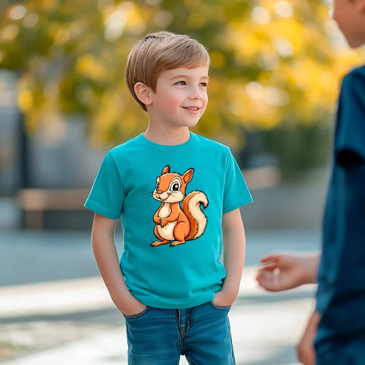 Koszulka dla dziecka "Squirrel" Bawełna