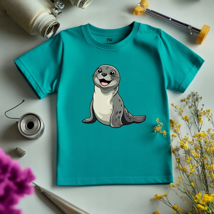 Koszulka dla dziecka "Seal" Bawełna