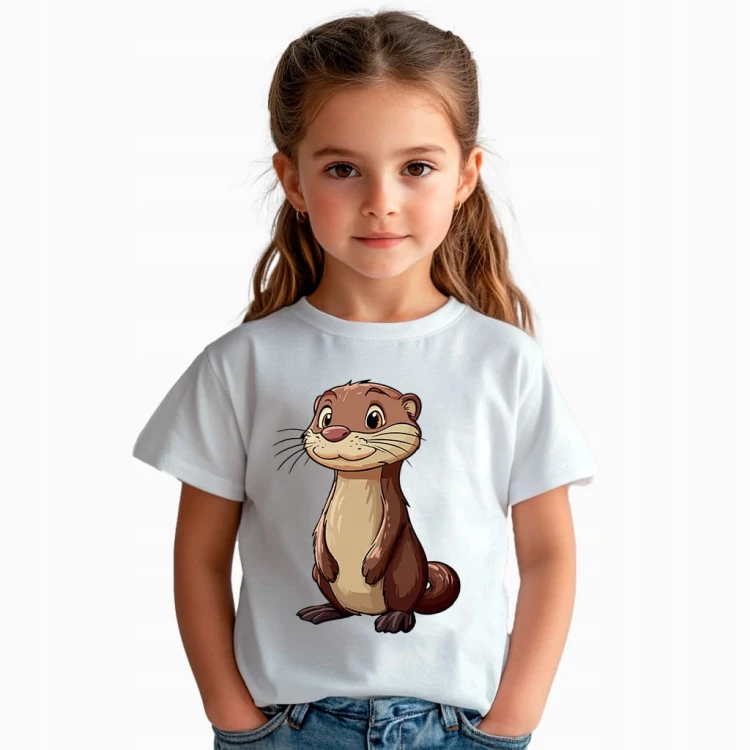 Koszulka dla dziecka "Otter" Bawełna