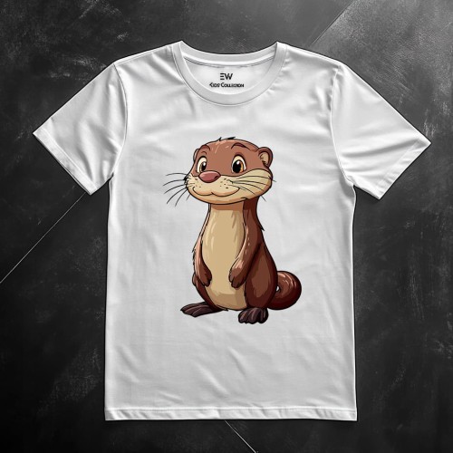 Koszulka dla dziecka "Otter" Bawełna
