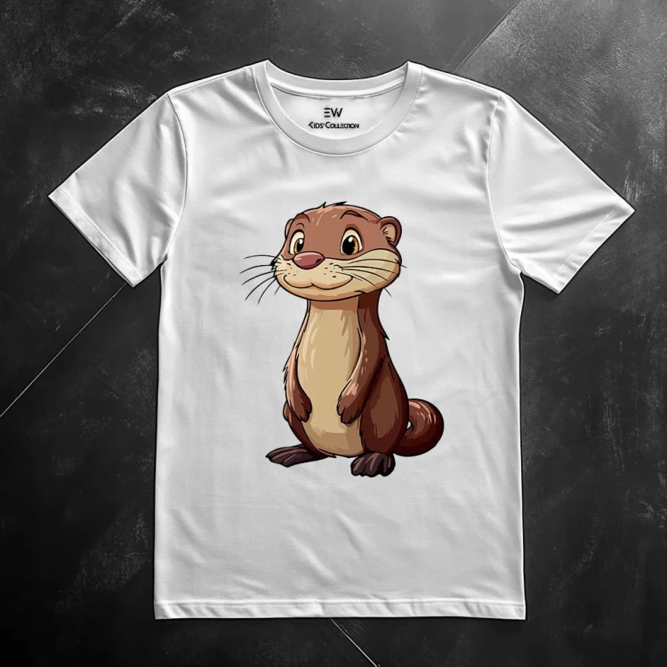 Koszulka dla dziecka "Otter" Bawełna
