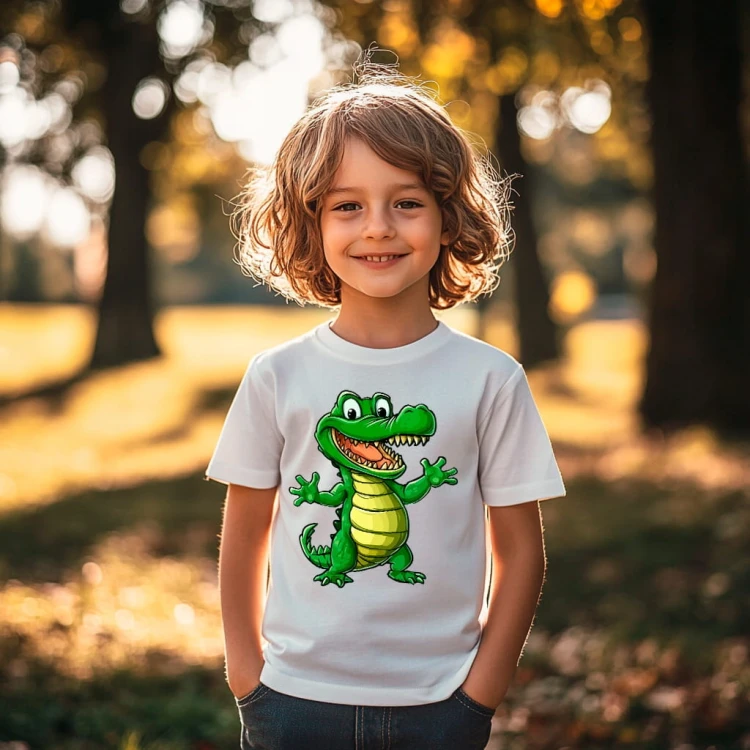 Koszulka dla dziecka "Crocodile" Bawełna