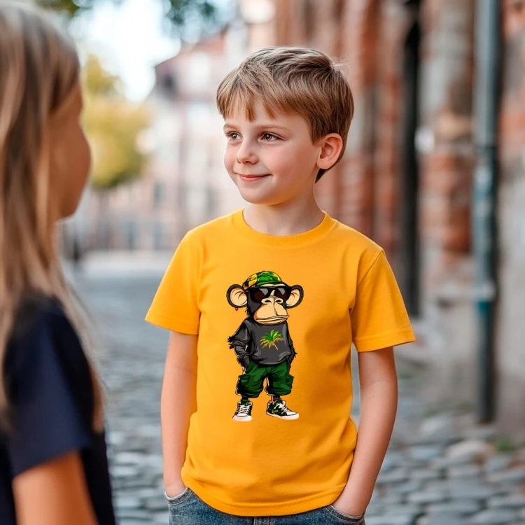 Koszulka dla dziecka "Monkey" Bawełna