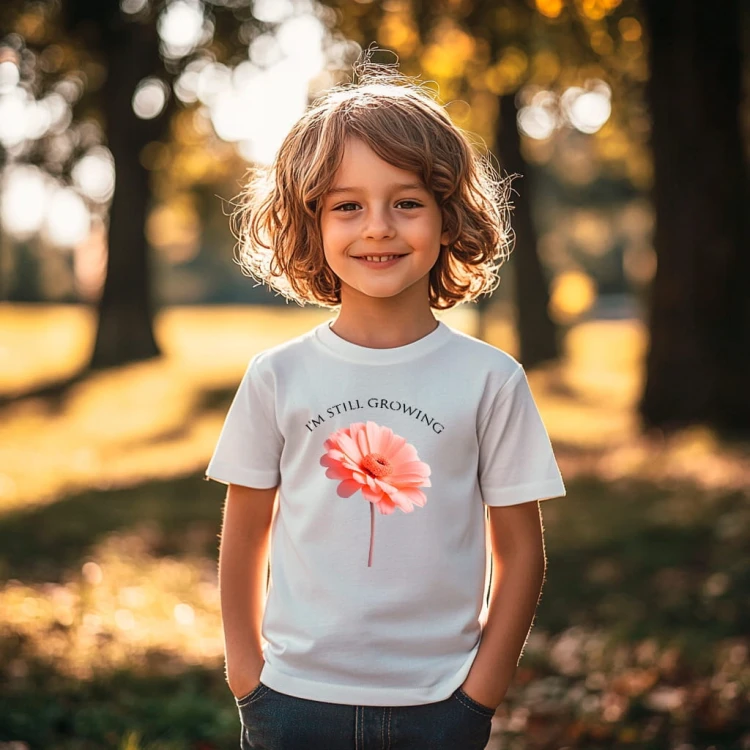 Koszulka dla dziecka "I’m Still Growing" Bawełna