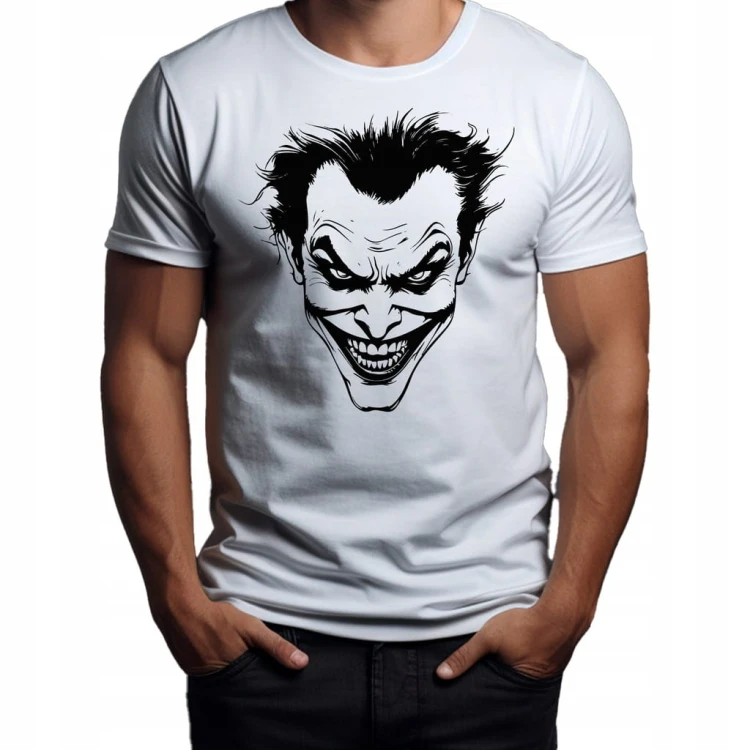 Koszulka T-shirt "Joker Smile" Bawełna