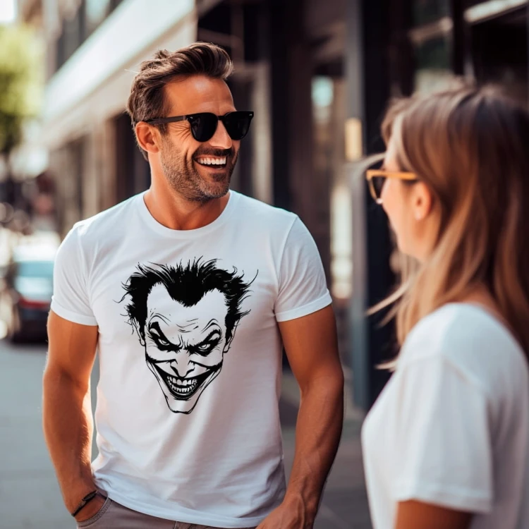 Koszulka T-shirt "Joker Smile" Bawełna