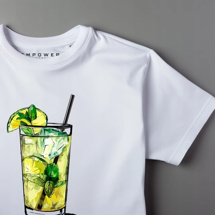Nowoczesny T-shirt "Mohito" Bawełna