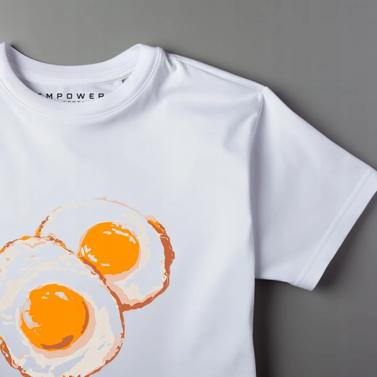 Koszulka T-shirt "Jajka sadzone" Bawełna