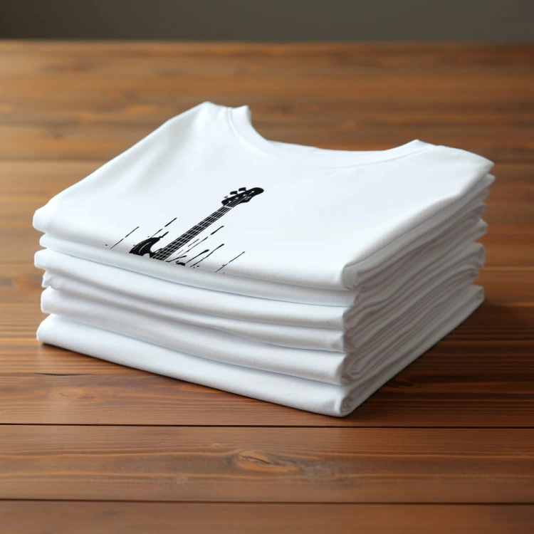 Koszulka T-shirt "Bass Guitar" Bawełna