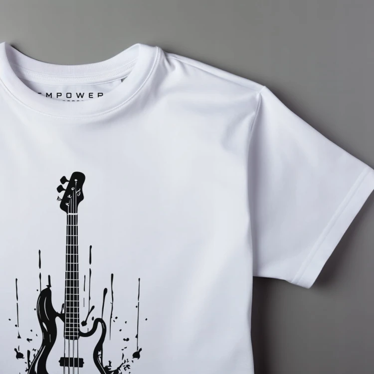 Koszulka T-shirt "Bass Guitar" Bawełna