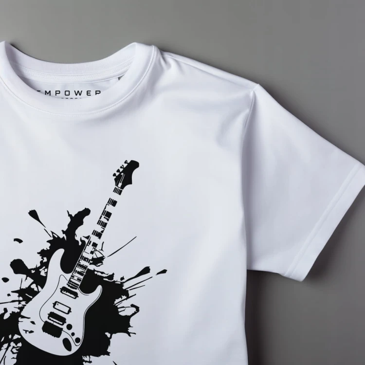 Koszulka T-shirt "Gitara" Bawełna