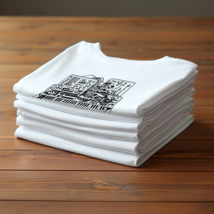 Koszulka T-shirt "Synthesizer" Bawełna