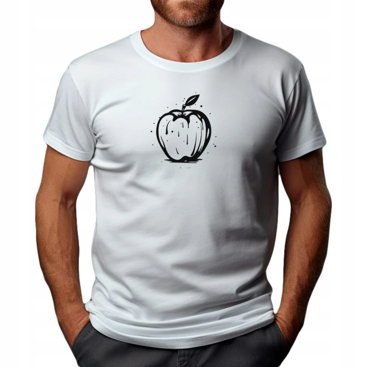 Koszulka T-shirt "Jabłko" Bawełna