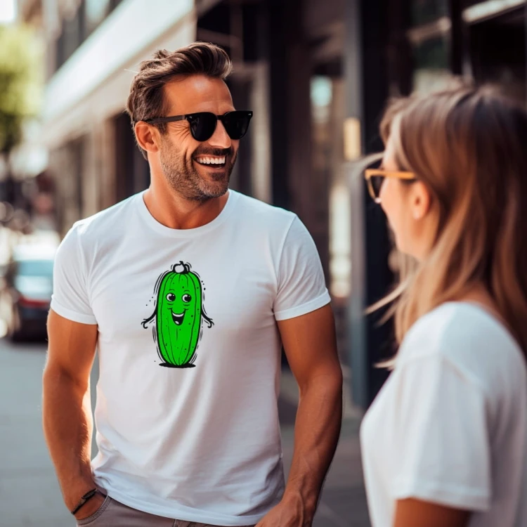Koszulka T-shirt "Ogórek" Bawełna