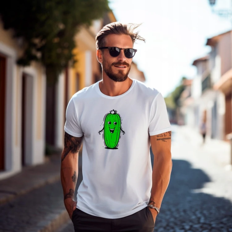 Koszulka T-shirt "Ogórek" Bawełna