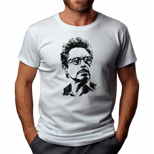 Koszulka T-shirt "Robert Downey Jr" Bawełna