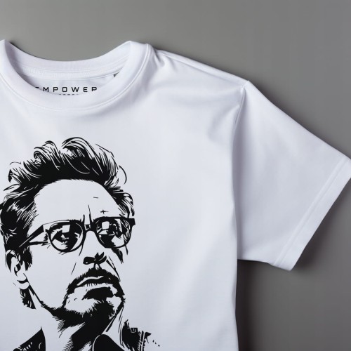 Koszulka T-shirt "Robert Downey Jr" Bawełna