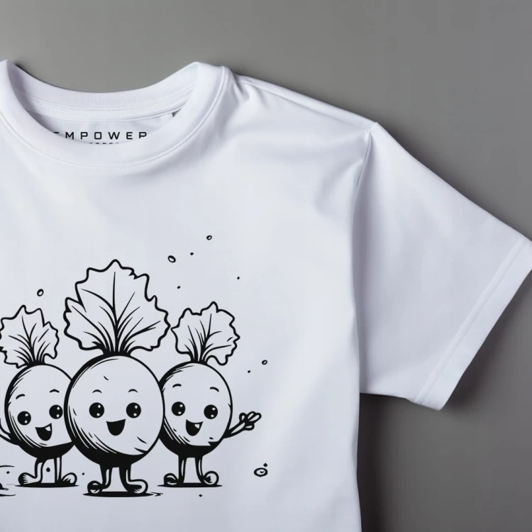 Koszulka T-shirt "Rzodkiewka" Bawełna