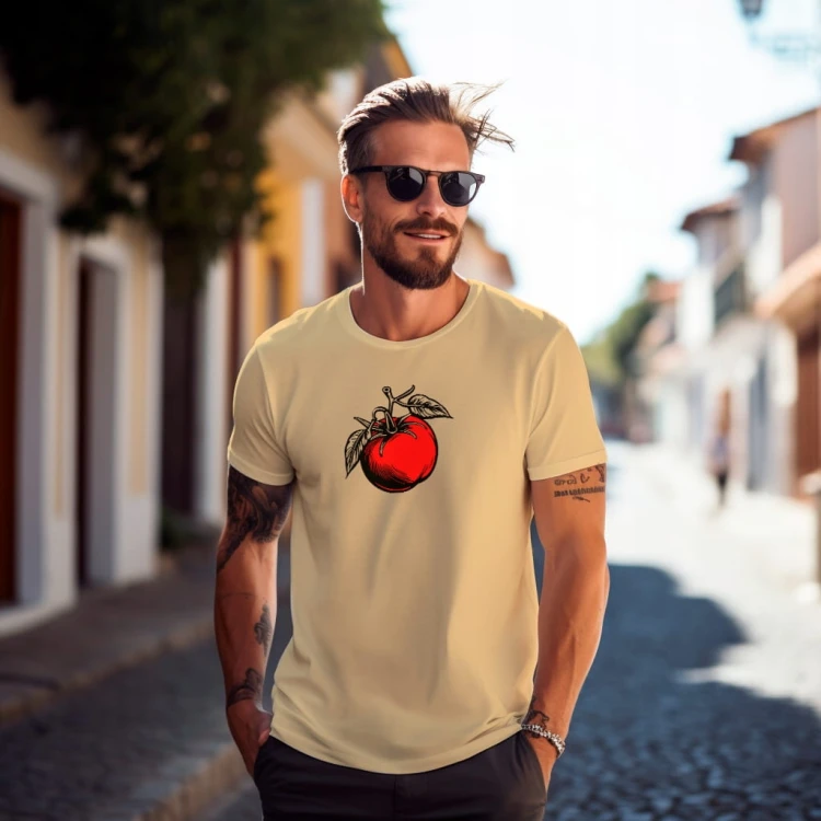 Koszulka T-shirt "Pomidor" Bawełna