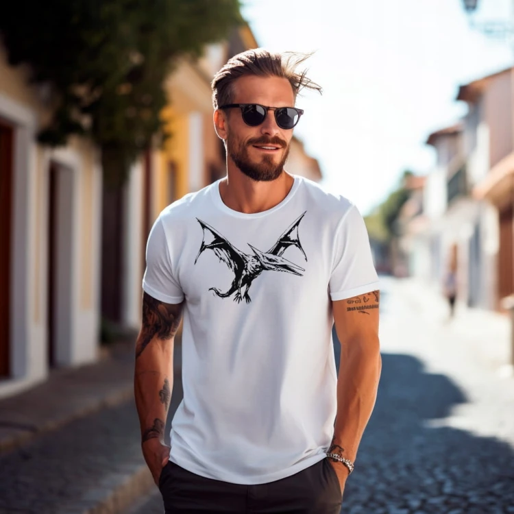Koszulka T-shirt "Pterodaustro" Bawełna