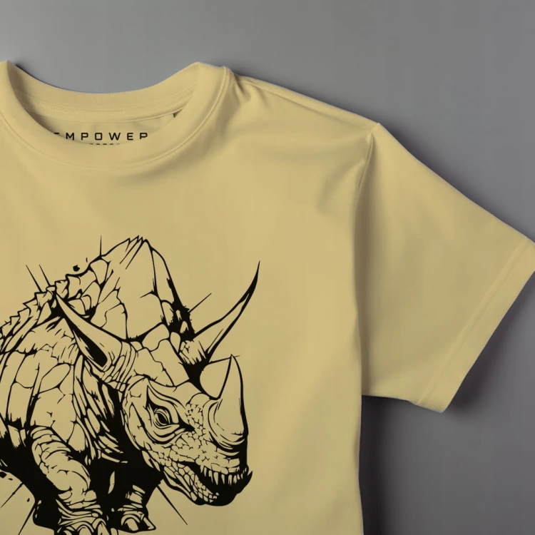 Koszulka T-shirt "Triceratops" Bawełna