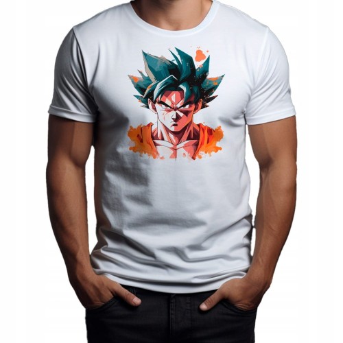 Nowoczesny T-shirt "Goku" Bawełna