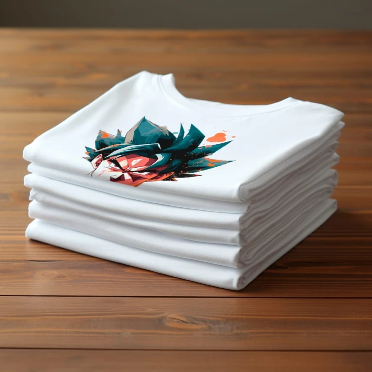 Nowoczesny T-shirt "Goku" Bawełna