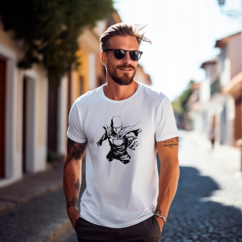 Koszulka T-shirt "One Punch Man" Bawełna