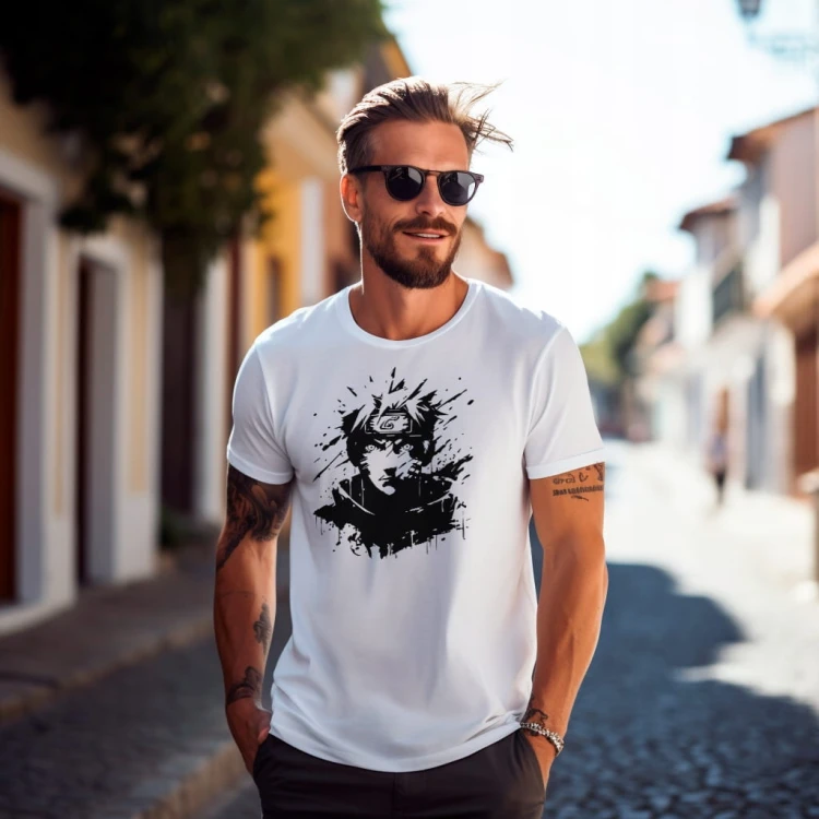 Koszulka T-shirt "Naruto" Bawełna