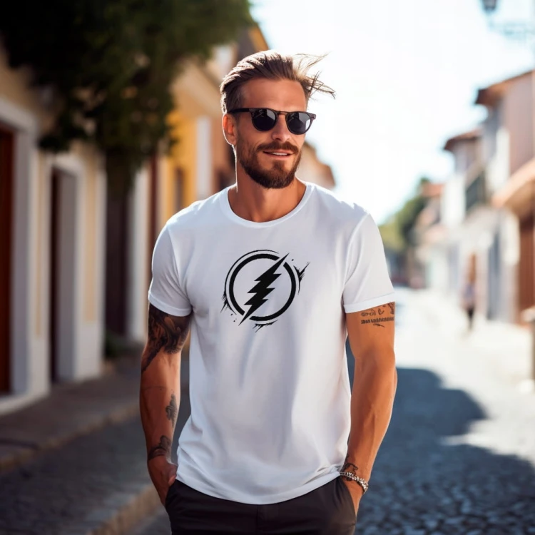 Koszulka T-shirt "Flash LOGO" Bawełna