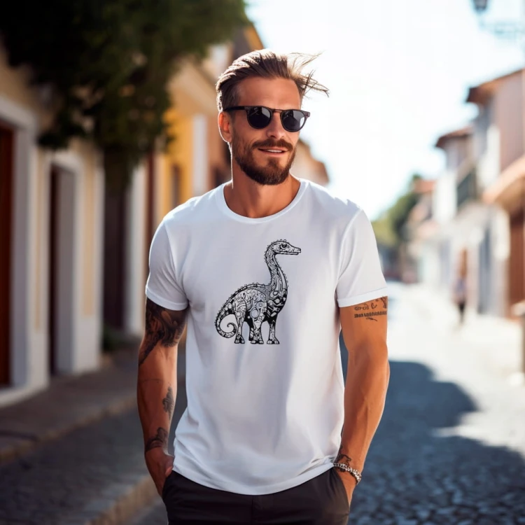 Koszulka T-shirt "Brachiosaurus" Bawełna