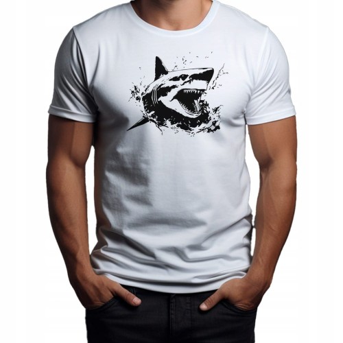 Koszulka T-shirt "Megalodon" Bawełna