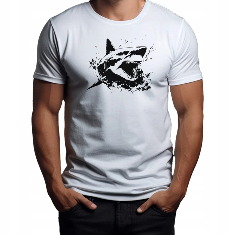 Koszulka T-shirt "Megalodon" Bawełna
