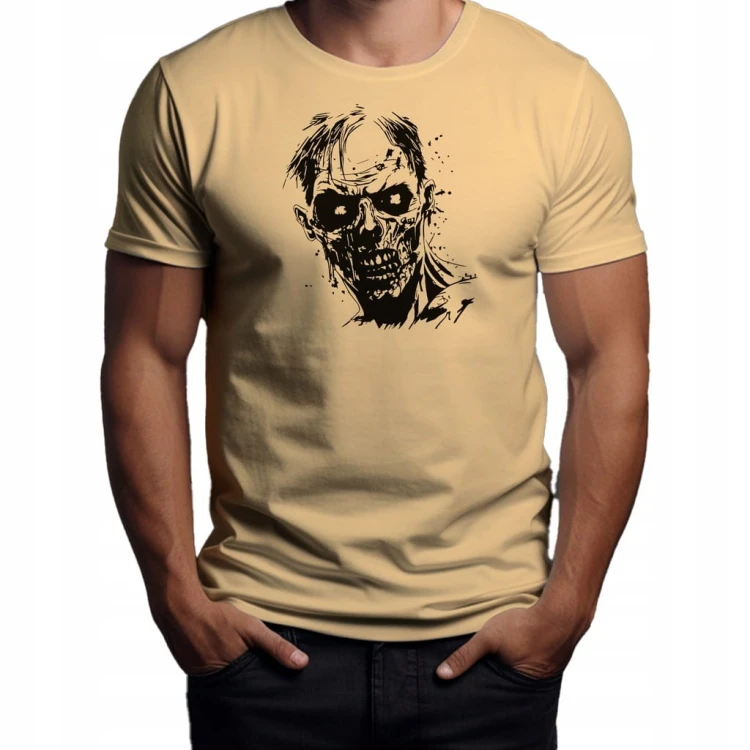 Koszulka T-shirt "Zombie" Bawełna