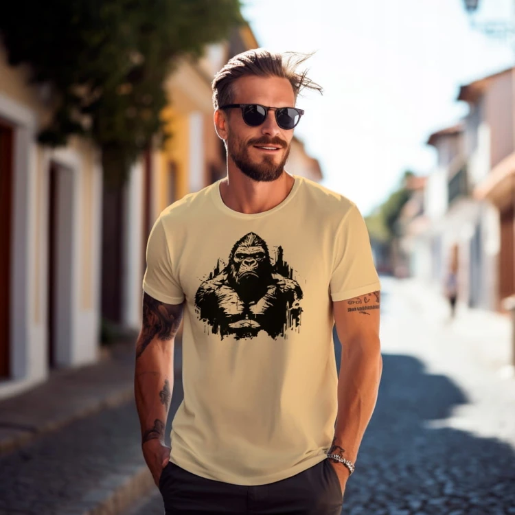 Koszulka T-shirt "King Kong" Bawełna