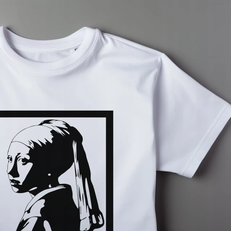 Koszulka "Girl with a Pearl Earring" Bawełna