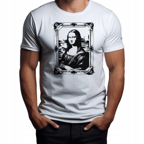 Koszulka T-shirt "The Mona Lisa" Bawełna