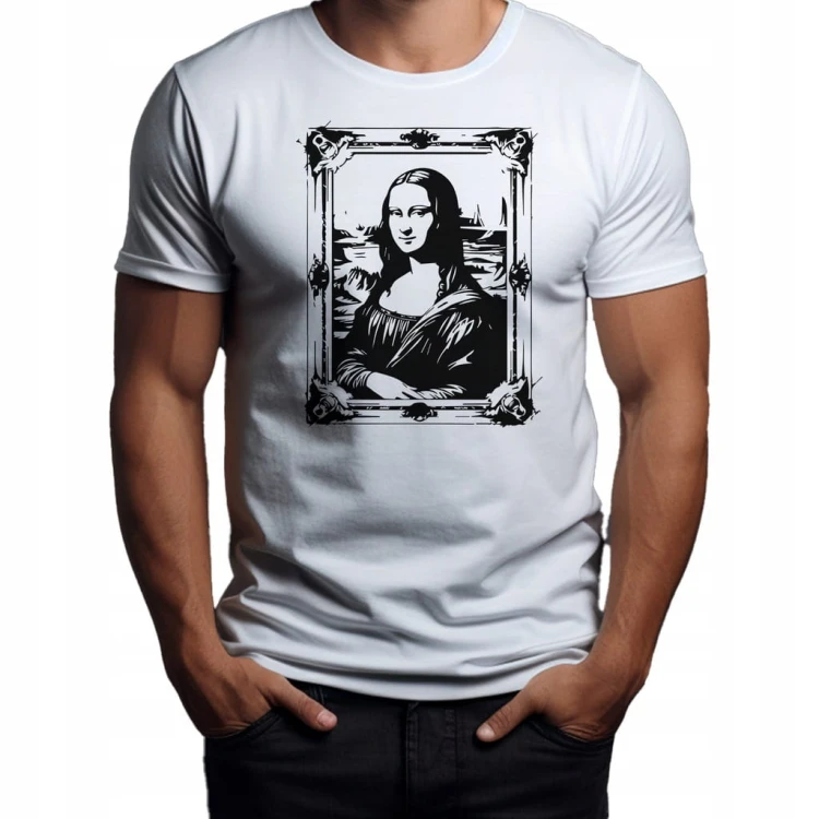 Koszulka T-shirt "The Mona Lisa" Bawełna