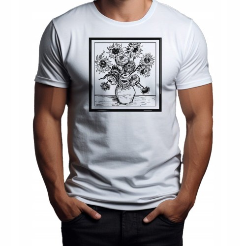 Koszulka T-shirt "Sunflowers" Bawełna