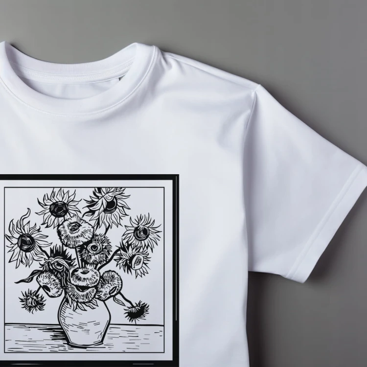 Koszulka T-shirt "Sunflowers" Bawełna