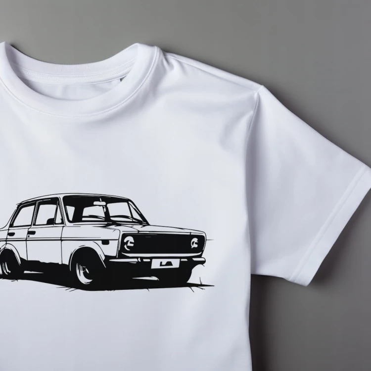 Koszulka T-shirt "LADA classic" Bawełna