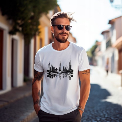 Koszulka T-shirt "Dubai" Bawełna