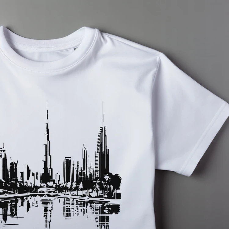 Koszulka T-shirt "Dubai" Bawełna