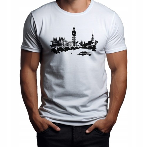 Koszulka T-shirt "London" Bawełna