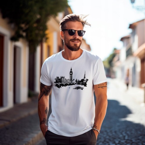 Koszulka T-shirt "London" Bawełna