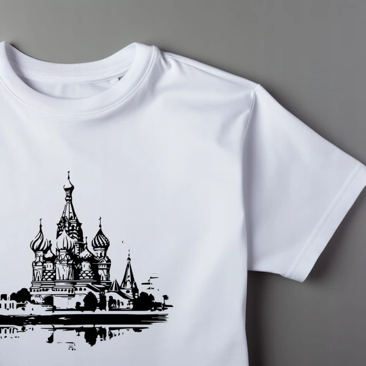 Koszulka T-shirt "Moscow" Bawełna