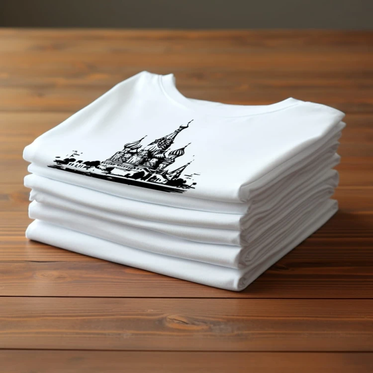 Koszulka T-shirt "Moscow" Bawełna