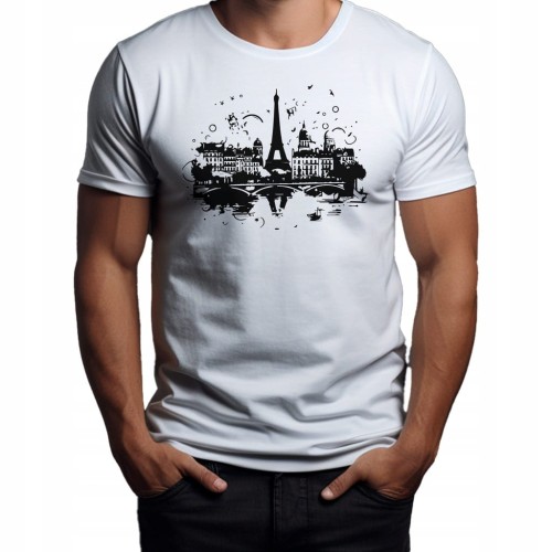 Koszulka T-shirt "Paris" Bawełna